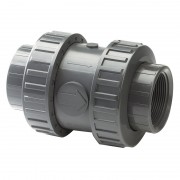 PVC SPRING CHECK VALVE THREADED 1"